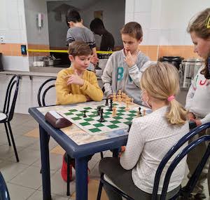 Šachový turnaj v základní škole u svatého Štěpána
